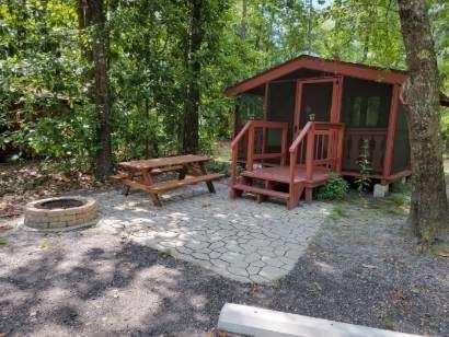 Okefenokee Pastimes Cabins And Campground Stanley Landing Eksteriør bilde
